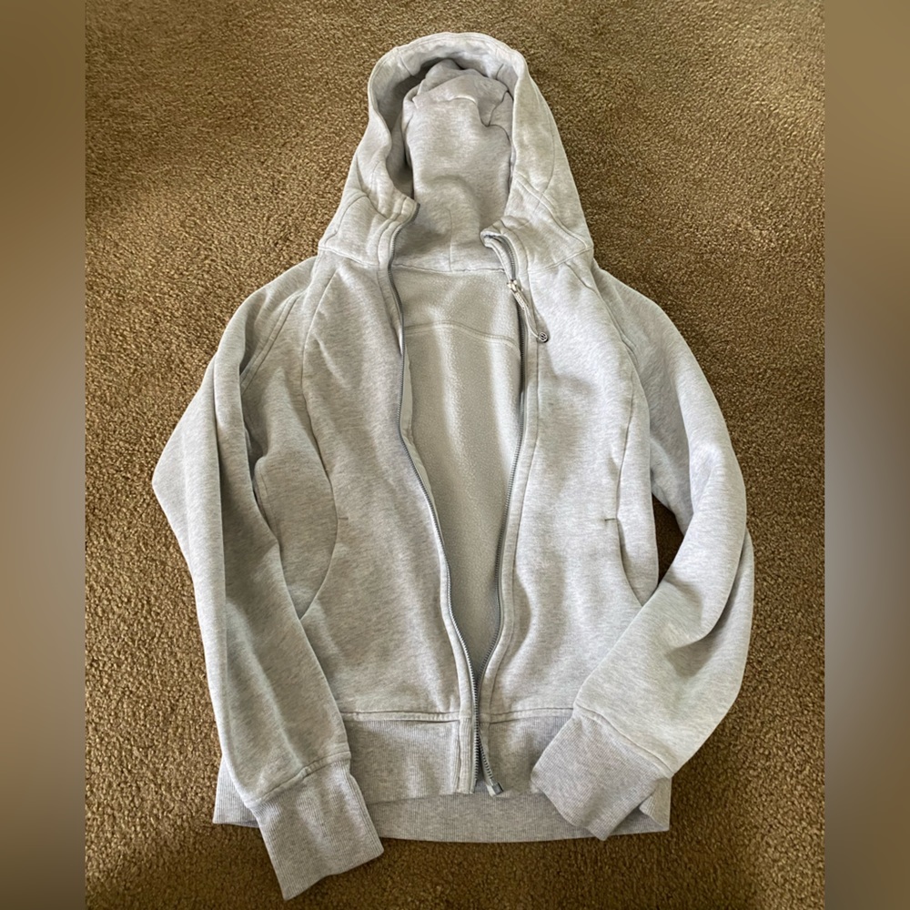 Scuba sweater Lululemon gray size 6